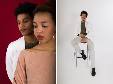 makeup and hair stylist