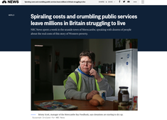 Spiraling costs and crumbling public services leave millions in Britain struggling to live