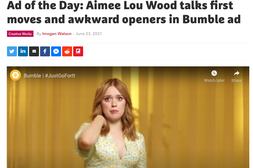 Bumble Commercial- Aimee Lou Reed- One woman show
